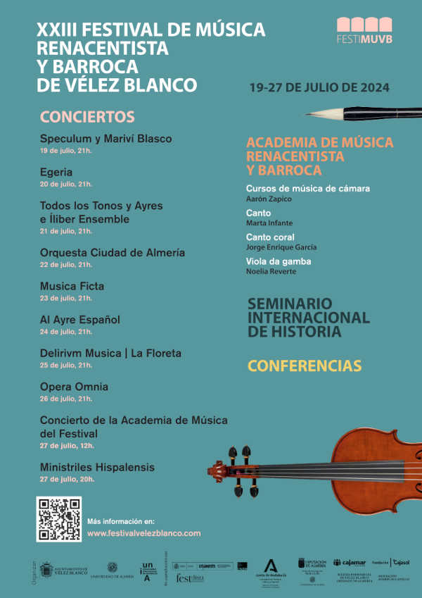 Musica Ficta reencuentra en Vélez Blanco a dos estrellas del Renacimiento que, quizá, ya se reunieron hace 450 años