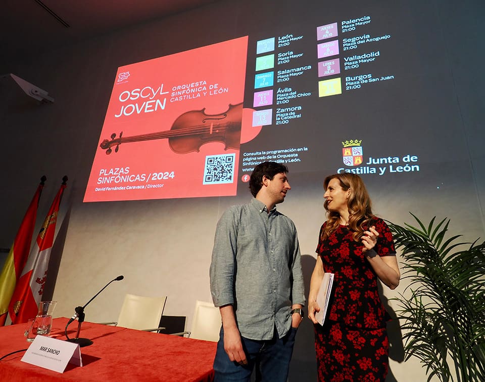 La Junta presenta la gira de verano de la Oscyl y los programas «Plazas Sinfónicas» y «Grandes Conciertos Sinfónicos» La Junta presenta la gira de verano de la Oscyl y los programas «Plazas Sinfónicas» y «Grandes Conciertos Sinfónicos»