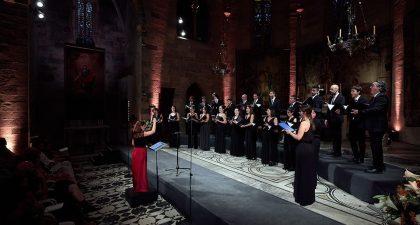 El Cor de Cambra del Palau de la Música interpreta un diálogo brillante en el Festival Perelada