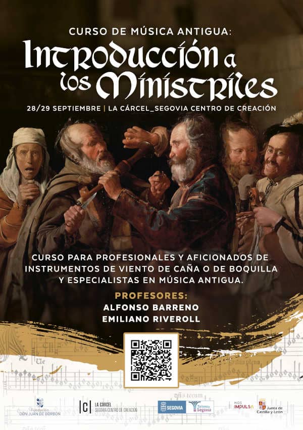 La Fundación Don Juan de Borbón organiza el curso de música antigua «Introducción a los Ministriles»