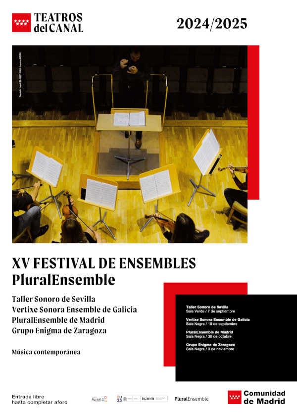 Teatros del Canal ofrece la mejor música contemporánea española de estreno en el Festival de Ensembles