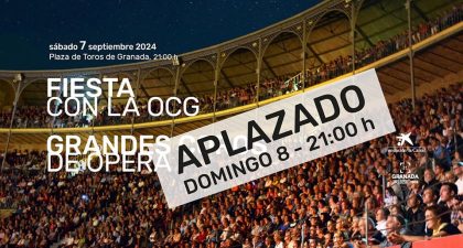 Evento aplazado: La Fiesta con la Orquesta Ciudad de Granada en la Plaza de Toros de la ciudad inaugura su temporada musical