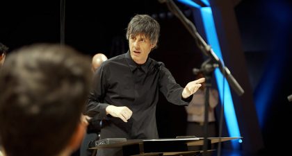 La obra de ocho composiciones de autoría canaria  se graba en Viena
