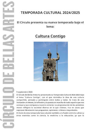 El Círculo de Bellas Artes de Madrid presenta su temporada 2024/2025
