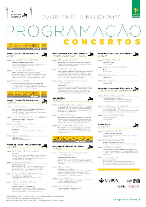 La primera edición del festival Piano City llega a Lisboa
