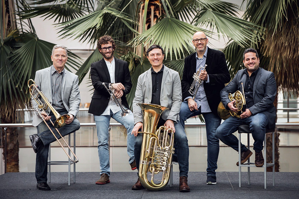 El Quinteto de Metales de la OSCyL ofrece un concierto en el VII Festival Internacional de Música Clásica Jesús López Cobos