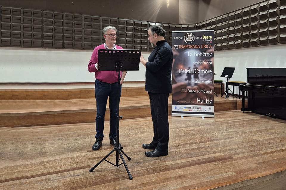 Trece estudiantes realizan el curso de interpretación vocal con Carlos Álvarez dentro de la Temporada Lírica 2024