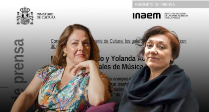 Marisa Manchado y Yolanda Auyanet, Premios Nacionales de Música 2024