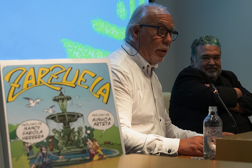Manuel Rajal presenta su libro Zarzuela. Síntesis ilustrada con la que aproxima el género a todos los públicos