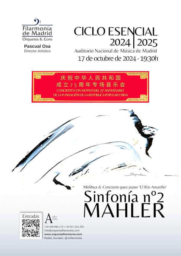 Filarmonía de Madrid inaugura su 16º temporada en la Sinfonía nº2 de Mahler