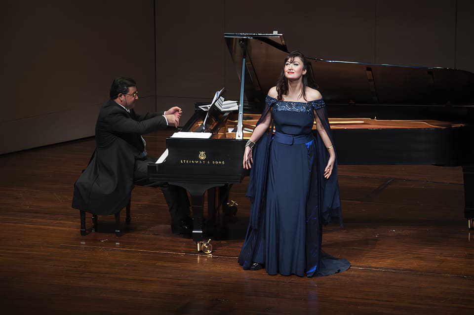 María José Montiel celebra con un recital su ingreso en la Real Academia de Bellas Artes de San Fernando