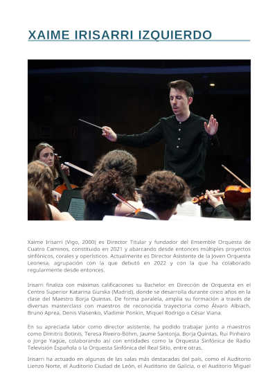 La Fundación Eutherpe presenta la XXI edición de su Curso para pianistas, directores y Joven Orquesta Leonesa 2025
