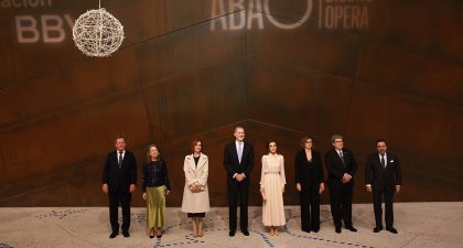 ABAO Bilbao Opera recibe la visita de los Reyes Don Felipe XI y Doña Letizia en Il Trittico