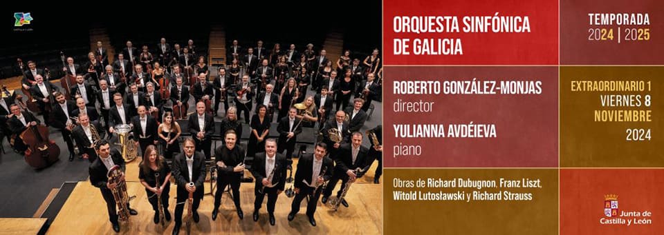 Concierto extraordinario de la Orquesta Sinfónica de Galicia con Roberto González-Monjas en Centro Cultural Miguel Delibes Concierto extraordinario de la Orquesta Sinfónica de Galicia con Roberto González-Monjas en Centro Cultural Miguel Delibes