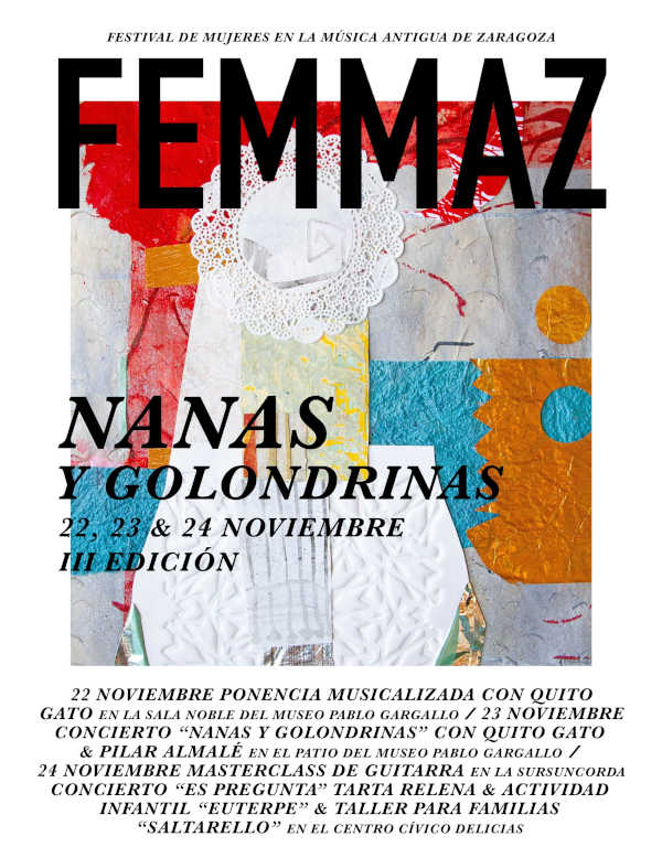 La magia y riqueza cultural de las nanas del mundo protagonizan el III Festival de Mujeres en la Música Antigua de Zaragoza