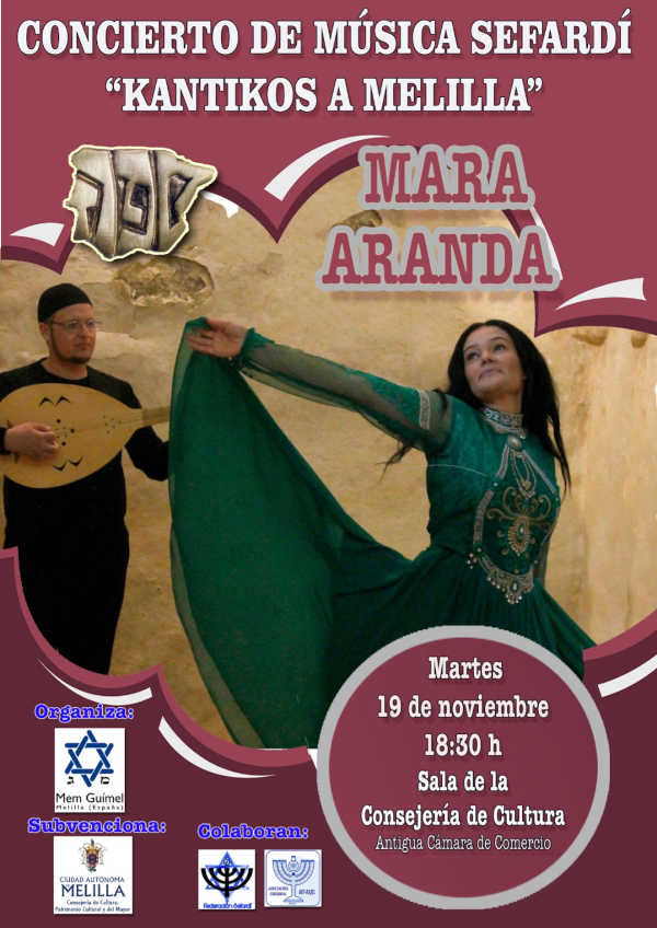Mara Aranda lleva los cánticos sefardíes a Melilla