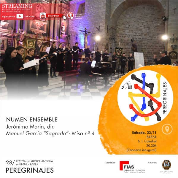 El Numen Ensemble inaugura el 28º Festival de Música Antigua de Úbeda y Baeza