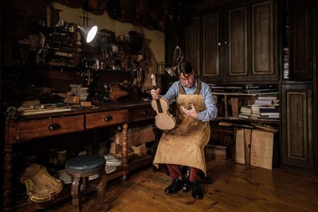 El luthier David Bagué