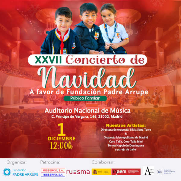 Notas y diversión que permiten transformar vidas en El Salvador con el XXVII Concierto de Navidad de Fundación Padre Arrupe