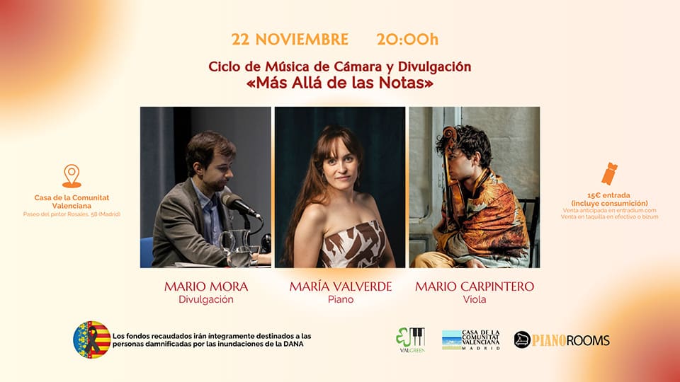 María Valverde y Ana Martirosyan, en el Ciclo de Música de Cámara y Divulgación: Más Allá de las Notas» María Valverde y Ana Martirosyan, en el Ciclo de Música de Cámara y Divulgación: Más Allá de las Notas»