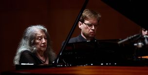 Martha Argerich y Pablo Galdo
