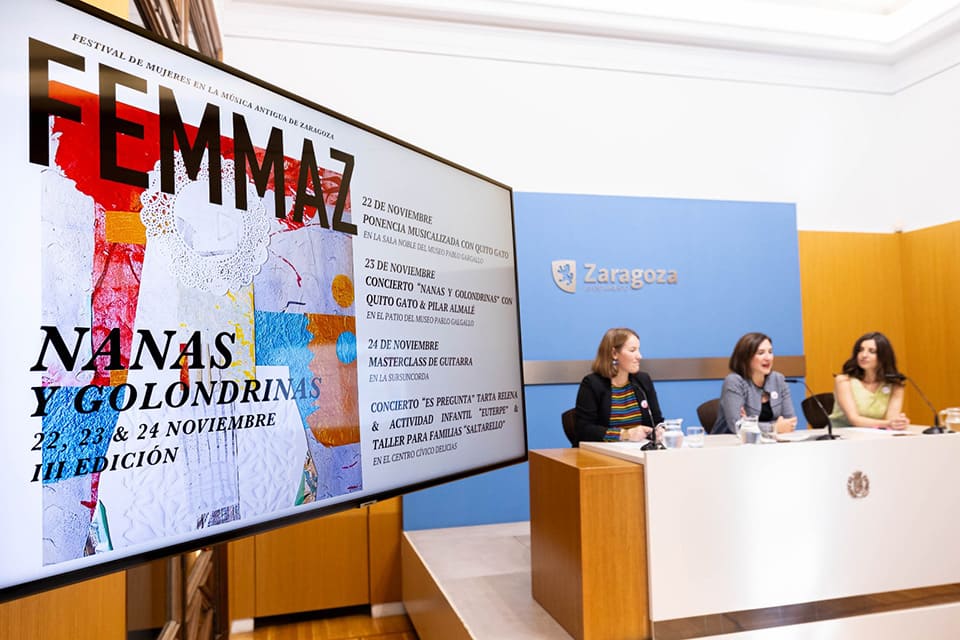La magia y riqueza cultural de las nanas del mundo protagonizan el III Festival de Mujeres en la Música Antigua de Zaragoza