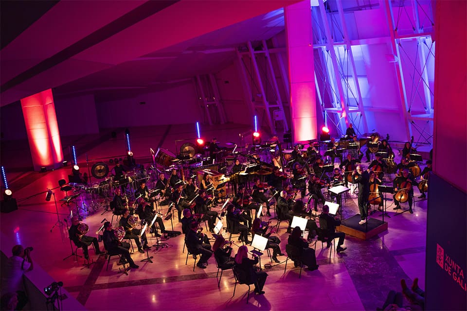 La Real Filharmonía de Galicia vuelve a participar en el Ciclo Ópticas Contemporáneas de la Cidade da Cultura