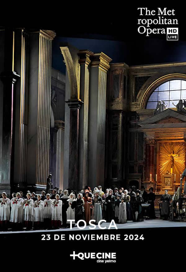 Cine Yelmo proyecta la ópera Tosca, el icónico melodrama de Puccini, desde el MET de Nueva York