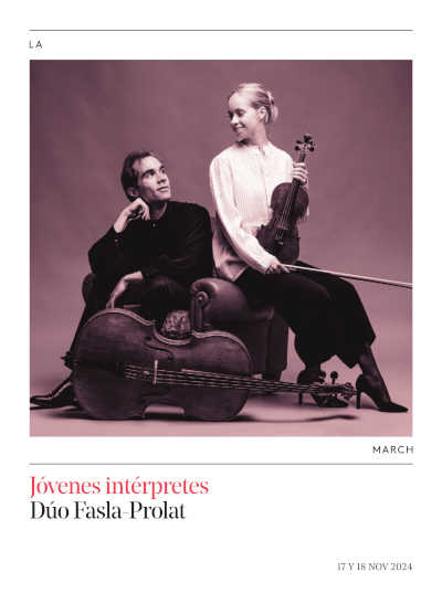 El dúo Fasla-Prolat en la Fundación Juan March dentro del Ciclo Jóvenes Intérpretes El dúo Fasla-Prolat en la Fundación Juan March dentro del Ciclo Jóvenes Intérpretes