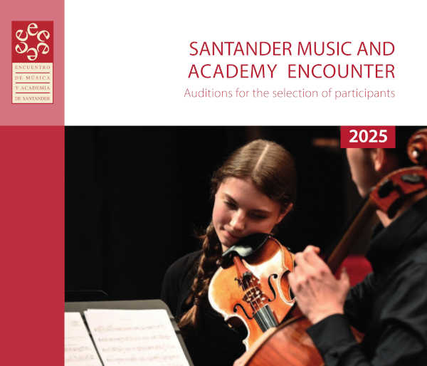 Abierto el plazo de inscripción para las audiciones del Encuentro de Música y Academia de Santander 2025