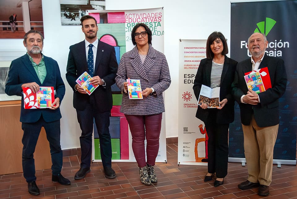 La Orquesta Ciudad de Granada presenta sus actividades educativas 20024/25 para 34.000 asistentes