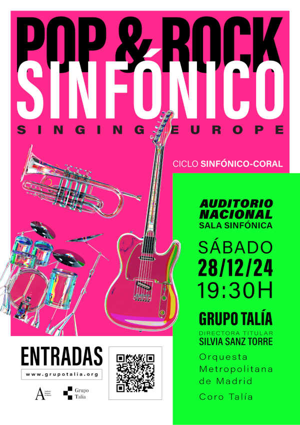 "Singing Europe" bajo la dirección de Silvia Sanz en el Ciclo Sinfónico Coral del Auditorio Nacional. Celebra la música y la cultura europea.