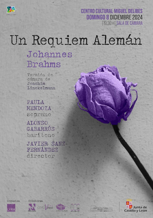 El Centro Cultural Miguel Delibes presenta "Un Réquiem Alemán" de Johannes Brahms, una obra maestra que conmoverá a todos los asistentes.