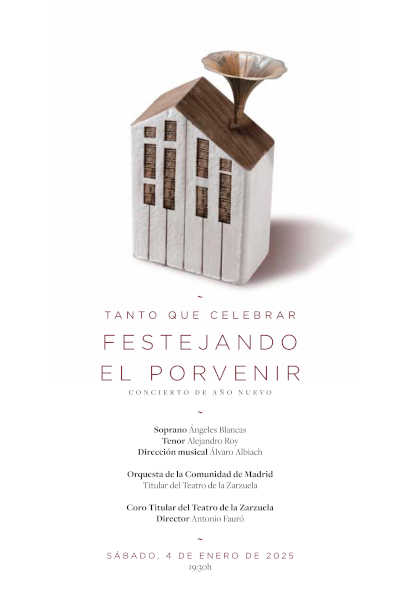 Año Nuevo en el Teatro de la Zarzuela con un concierto imperdible. Música de Serrano, Giménez, Chapí y más, interpretada por la Orquesta y Coro de la Comunidad de Madrid.