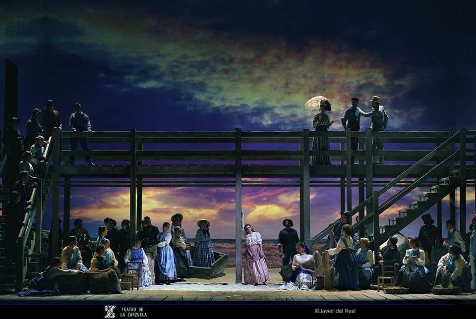 Emisión internacional de la ópera Marina desde el Teatro de la Zarzuela y RTVE. Con elenco de primera y dirección musical de José Miguel Pérez-Sierra.