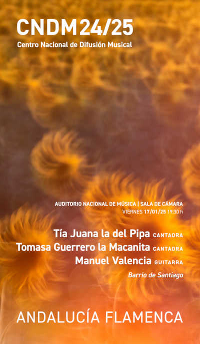 Disfruta del ciclo Andalucía Flamenca en el Auditorio Nacional de Música. Un cartel estelar con grandes figuras del flamenco actual.