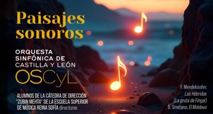 La Orquesta Sinfónica de Castilla y León ofrece el concierto gráfico "Paisajes Sonoros" para disfrutar en familia