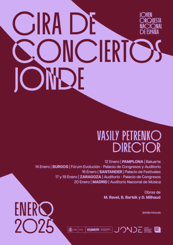 Gira del maestro Vasily Petrenko y la Joven Orquesta Nacional de España. No te pierdas estos emocionantes conciertos en 5 ciudades españolas.