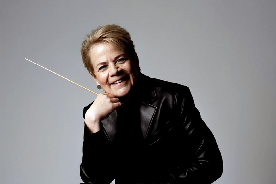 María Dueñas y Marin Alsop, juntas en Ibermúsica con la Philharmonia Orchestra