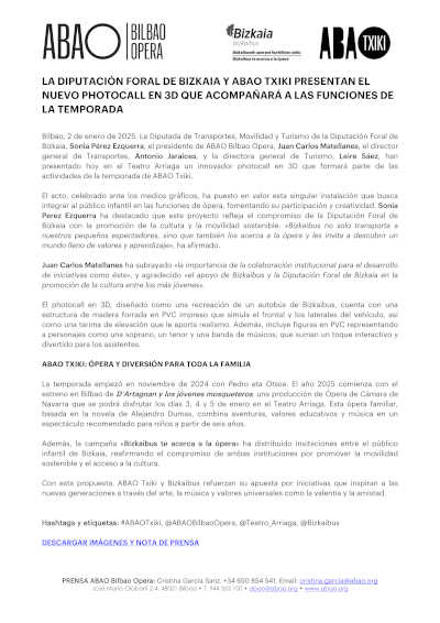 ABAO Txiki, una iniciativa que fomenta la participación infantil en la ópera mediante actividades creativas y divertidas.