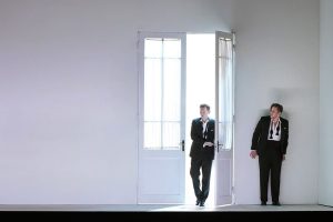 Bogdan Volkov (Lenski) y Iurii Samoilov (Eugenio Oneguin).