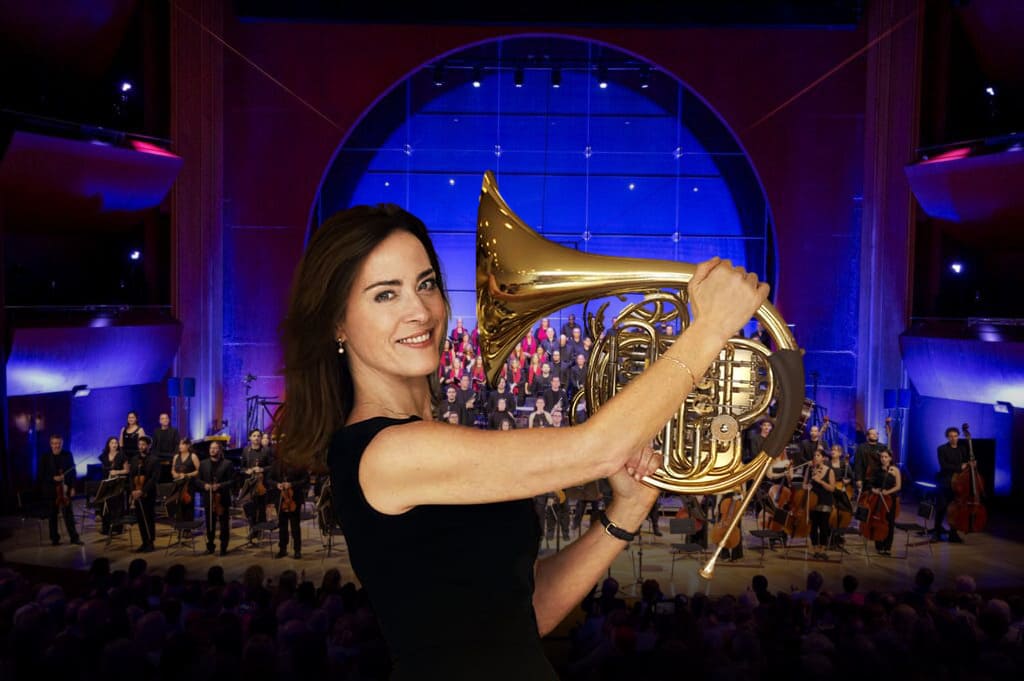 Descubre el concierto 'Mozart & Mambo' con Sarah Willis y la Orquesta Sinfónica de Las Palmas en el 41º Festival de Música de Canarias.