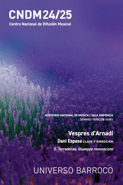 Gran concierto de Vespres d'Arnadí interpretando la obra Giuseppe riconosciuto en el ciclo Universo Barroco del CNDM.