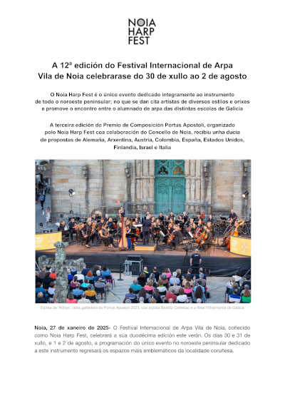 Federico Beilinson, el talentoso argentino, gana el Premio de Composición Portus Apostoli con su obra "Cuatro historias gallegas".