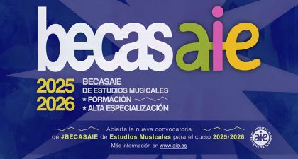 AIE abre su convocatoria para BECAS AIE 2025/26