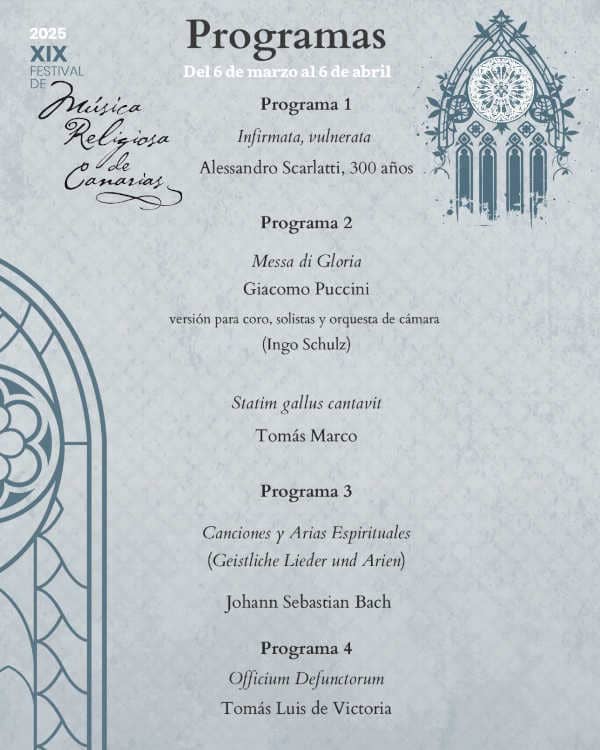 La soprano Olalla Alemán y el clavecinista Luis Antonio González ofrecen en Arrecife un recital de canciones y arias espirituales de Bach.