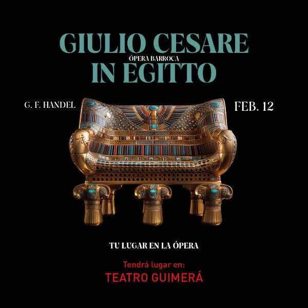 La ópera barroca "Giulio Cesare in Egitto" de Handel se presenta en el Teatro Guimerá. Una experiencia inolvidable llena de emoción y arte.
