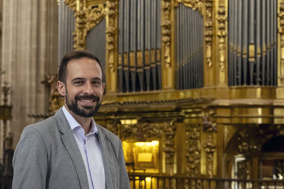 Bine Bryundorf, destacada organista danesa y profesora del Curso de Órgano de Museg 2025. Una oportunidad única para aprender de una experta.