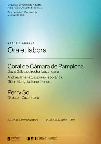 La Orquesta Sinfónica de Navarra y la Coral de Cámara de Pamplona presentan "Jesucristo en la Cruz", una obra conmovedora.