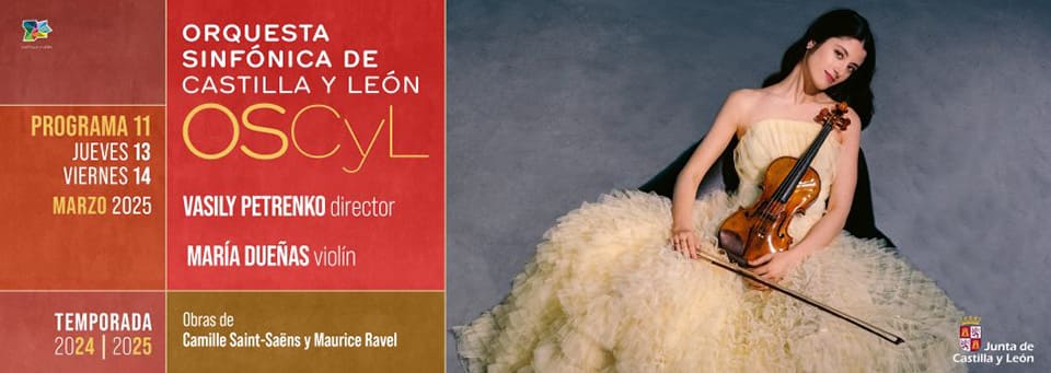 La Orquesta Sinfónica de Castilla y León, bajo la dirección de Petrenko y con la violinista María Dueñas, presenta un cautivador programa con acento francés.